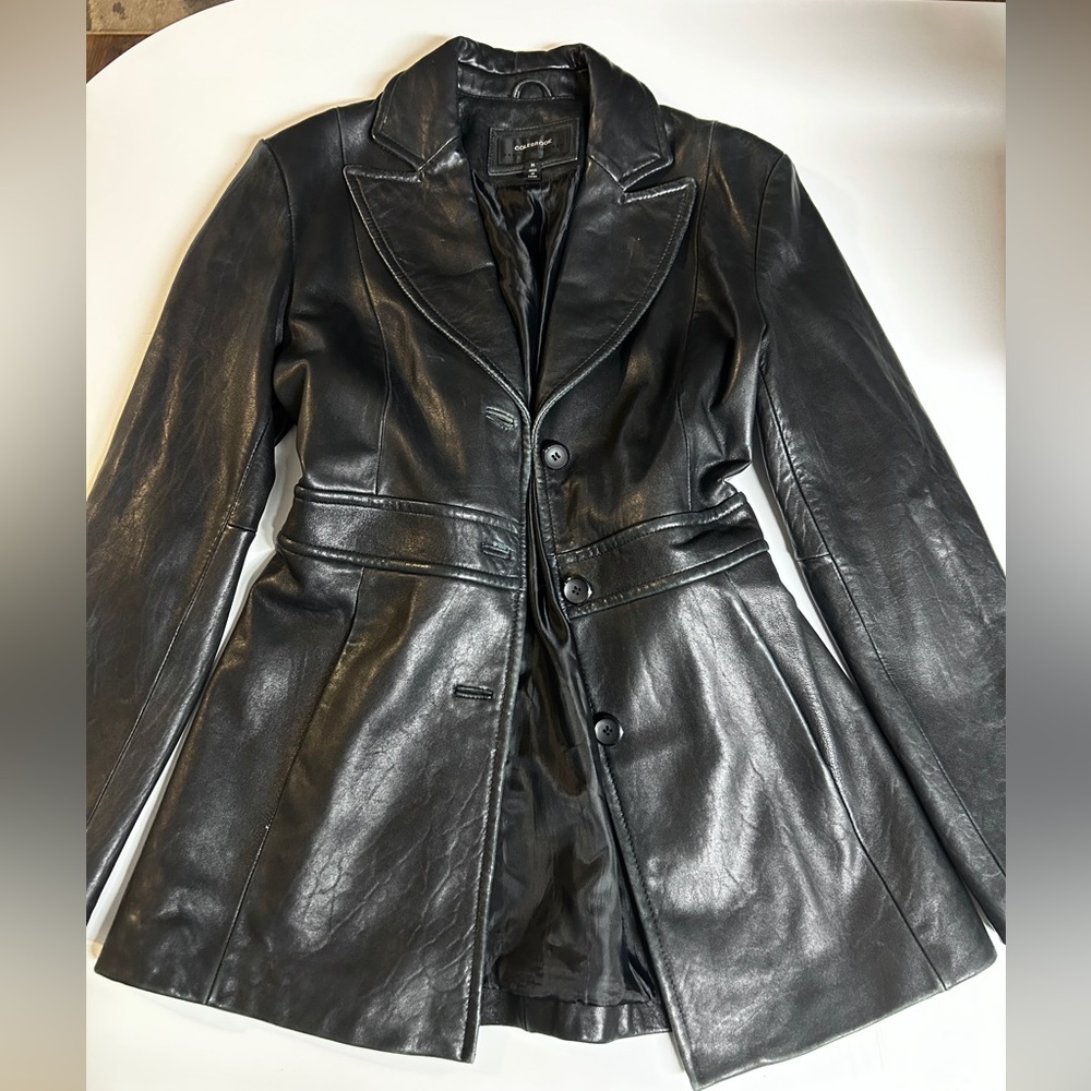 Vintage 80s Black Leather Jacket